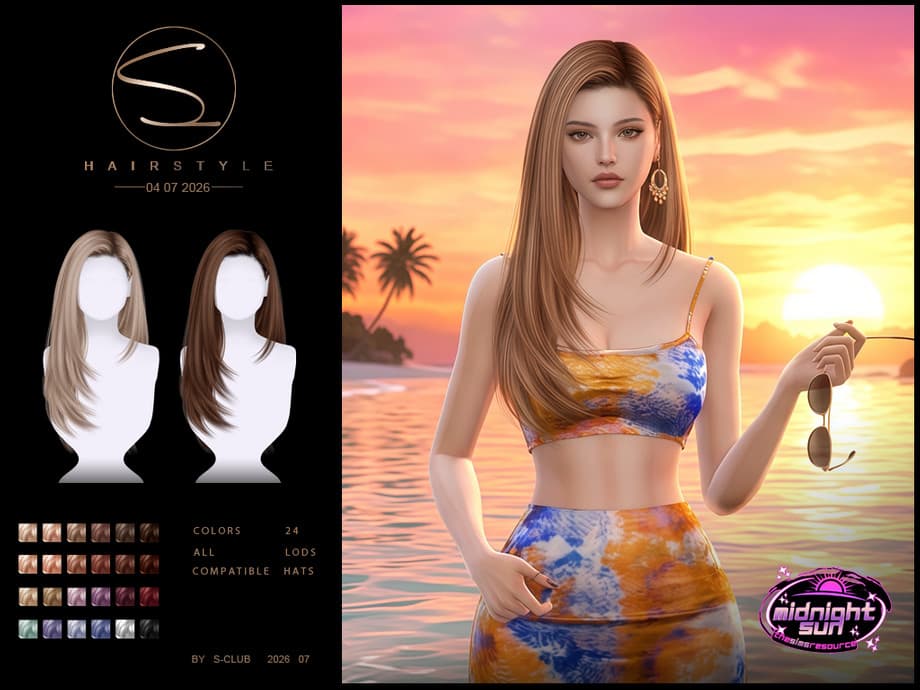 Прическа Long Hair MidnightSun